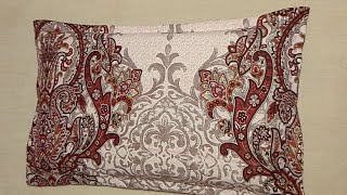 how to make a pillow cover simple pillow cover cutting and stitching kiranboutique64 [upl. by Deckert]