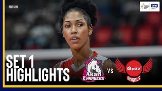 AKARI vs PETRO GAZZ  SET 1 GAME HIGHLIGHTS  2024 PVL REINFORCED CONFERENCE  July 27 2024 [upl. by Victor]