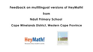 Gr 1 Educator uses HeyMath in Xhosa [upl. by Blasien]