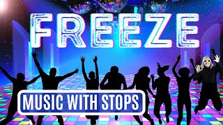 Freeze Dance Music that STOPS musical statues [upl. by Annovoj]