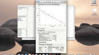 JMP instructions Linear regression and residual plots [upl. by Eittod]