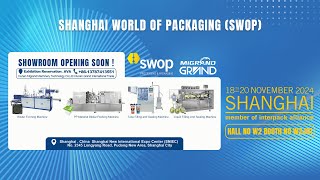 2024 SWOP Exhibition InvitationGrand Packing Machinery machine Swopexhibition packingmachine [upl. by Brinson134]