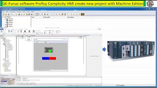 GEFanuc Proficy CIMPLICITY HMI create new project on Workbench [upl. by Tu339]