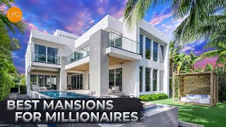 2 HOUR TOUR OF THE MOST LUXURIOUS HOMES amp MANSIONS OF MILLIONAIRES [upl. by Azelea]