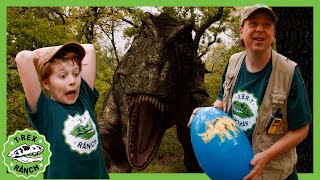 Dino Surprise Egg Hunt Explosive Adventure 🦖🦕 TRex Ranch Dinosaur Videos [upl. by Terrej]