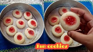 ജാം കുക്കീസ് നിങ്ങൾക്ക് ഇഷ്ട്ടമാണോ Jam cookies without oven വെറും 3 ingredients മാത്രം മതി shorts [upl. by Sirej]