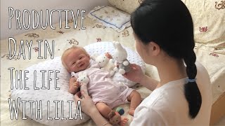 Reborn Life Reborn Day In The Life With Lilia  Showing U My Business🧸 Reborn Video Reborn Vlog [upl. by Gurevich]