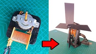 Como Hacer Un Ventilador Potente con motor de Horno de Microondas [upl. by Amla]