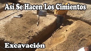 Como Hacer Los Cimientos De Una Casa Parte 1 [upl. by Aitnahs]