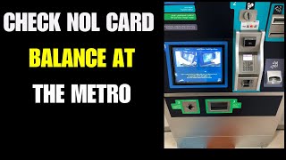 How To Check nol Card Balance at the metro  RTA nol card check balance [upl. by Matland]