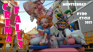 Crema fallas Las Fallas de Montserrat 2023 [upl. by Zetra]