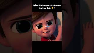 When Tim Discovers His Baby Brother is a Boss 👶 shorts viral bossbaby [upl. by Lyall]