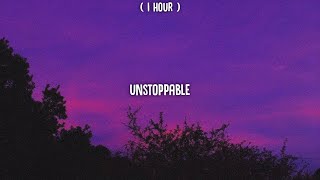 1 Hour  sia  unstoppable slowed  reverb [upl. by Roselani]