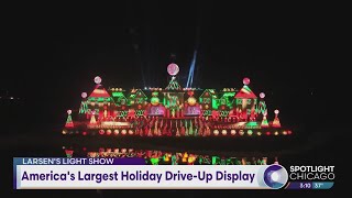 Larsens Light Show Americas Largest Holiday DriveUp Display [upl. by Led42]