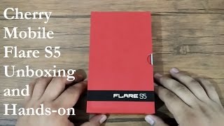 Cherry Mobile Flare S5 Unboxing and Handson [upl. by Hanfurd]