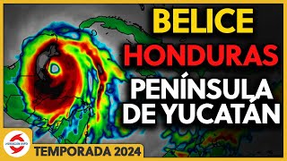 Sara se moverá sobre Honduras Belice y Península de Yucatán Tormenta Tropical Sara o Huracán Sara [upl. by Kcub]