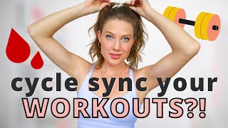 EXERCISE FOR YOUR CYCLE  how to workout with your cycle with the cycle syncing method [upl. by Iuqcaj8]