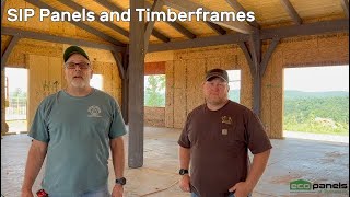 Exploring SIP Panels amp Timberframe Homes  EcoPanels of Tennessee [upl. by Hillman]