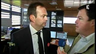 Brest en direct du PC sécurité du tramway [upl. by Aehsal]