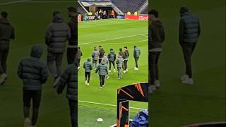 THE SPURS SQUAD PreMatch Tottenham v Qarabağ [upl. by Radborne]