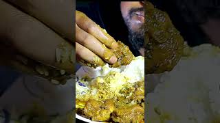 Delicious Mukbang Eating Tender Chicken Leg amp Basmati Rice  ASMR Eating Sounds [upl. by Ardet418]