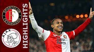 Feyenoord  Ajax 60 Highlights  20232024 [upl. by Oza885]