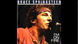 Bruce Springsteen  Im On Fire 1985 Without Bruce  Lyrics [upl. by Donata535]