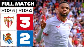 Sevilla FC 3  2 Real Sociedad  PARTIDO COMPLETO  LALIGA EA SPORTS 202324 [upl. by Saint]