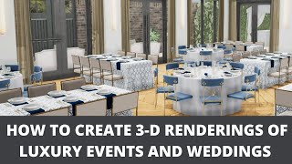 How to create 3D mockups of events EVENT PLANNER MASTERCLASS [upl. by Einahpehs]