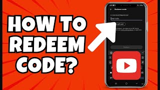 How To Redeem Code For YouTube Premium [upl. by Sanborne]