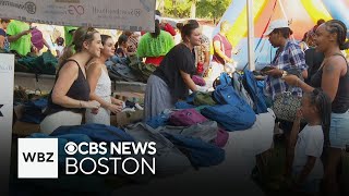 3000 Boston kids get new backpacks to start school year [upl. by Walkling]