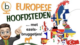 Onthoud alle Europese hoofdsteden met deze Handige Ezelsbruggetjes [upl. by Lust]