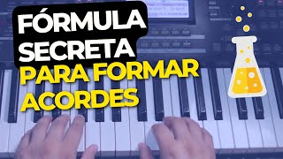 FÓRMULA SECRETA para formar CUALQUIER ACORDE en el Piano🎹 acordes mayores menores aumentados [upl. by Zebedee]