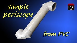 How to make simple periscope from pvc pipe and mirrors  school project  DM [upl. by Aihtibat]