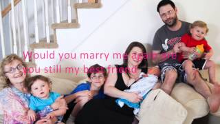 Would You Marry Me Again Lyric Video [upl. by Schwab143]