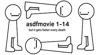 asdfmovie 114 but it gets faster every death [upl. by Child967]