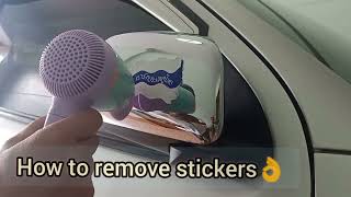 HOW TO REMOVE STICKERS 👍 [upl. by Nollahs]