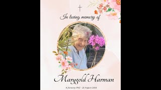 Marygold Harman Memorial Service [upl. by Nolubez642]