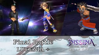 LUFENIA Final Battle  Dissidia Final Fantasy Opera Omnia Global lufenia  plus Jegran [upl. by Alaecim]