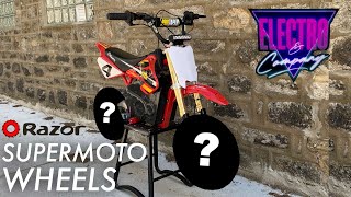 I made my 76v Razor a SUPERMOTO [upl. by Kerman]