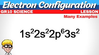 Electron Configuration Grade 10 [upl. by Yltnerb650]