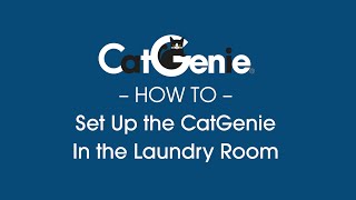 CatGenie Installation How to Set Up The CatGenie In The Laundry Room [upl. by Muir782]