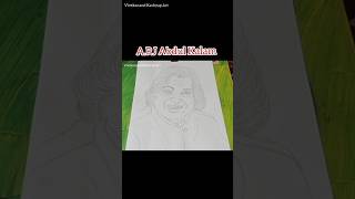 APJ Abdul Kalam Outline 🚀✨ trending shortsfeed shorts yt drawing video [upl. by Africah]