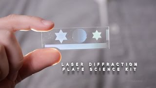 Laser Diffraction Plate Science Kit from ThinkGeek [upl. by Immas110]