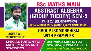 Group Isomorphism  Detailed Explanation with Examples  BSc Mathematics  Abstract Algebra [upl. by Caye904]