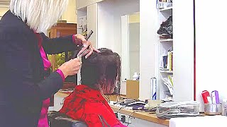 Deborahquots Barber Shop HairCut pt2 [upl. by Kelcy]