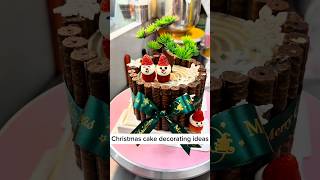 New Christmas Cake Decorating Ideas shorts christmascake shortvideo cakeart [upl. by Scully663]