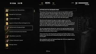 BOOKS Gottfried and the Chessboard Knight Witcher 3 InGame Lore Read Aloud [upl. by Anul]