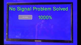 TV No Signal Problem Solved  Latest Trick Fix No Signal Problem 2020 Nosignalproblem [upl. by Melia]