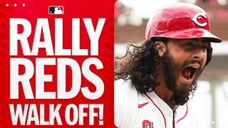 The RALLY REDS make an INCREDIBLE COMEBACK Full inning gametying home run walkoff homer [upl. by Akena971]